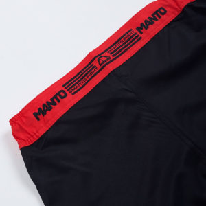 Manto Shorts Stripe 2.0 black red 2