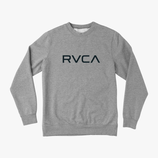 rvca crewneck big logo v2 grey