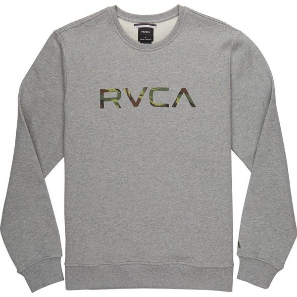 RVCA Crewneck Big Logo grey/camo