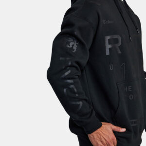 rvca hoodie all brand black black 4