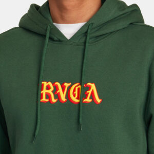 rvca hoodie del toro green 3