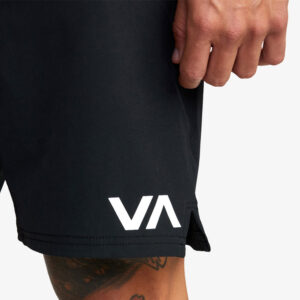 rvca shorts grappler black 5