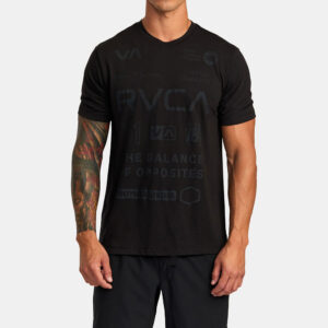 rvca t shirt all brand black black 1