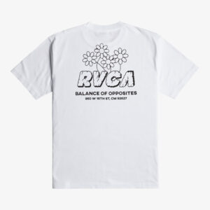 rvca t shirt gardener white 2