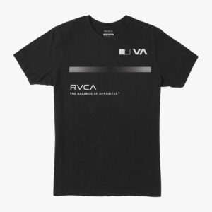 rvca t shirt pix bar black 1