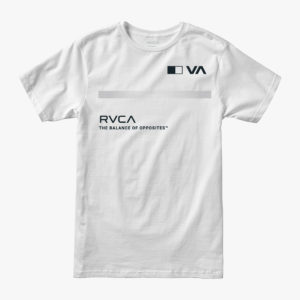 RVCA T-shirt Pix Bar white