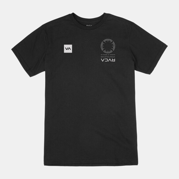 rvca t shirt va sport mark black 1