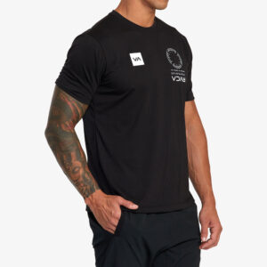 rvca t shirt va sport mark black 3