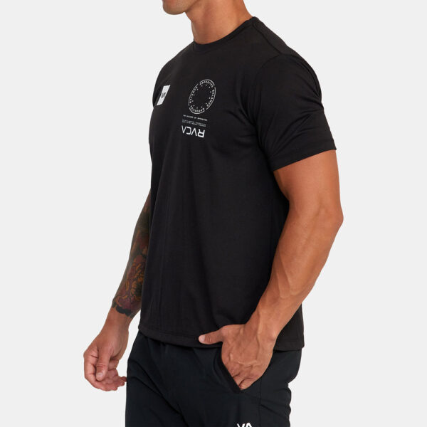 rvca t shirt va sport mark black 4