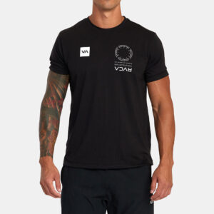 rvca t shirt va sport mark black 5