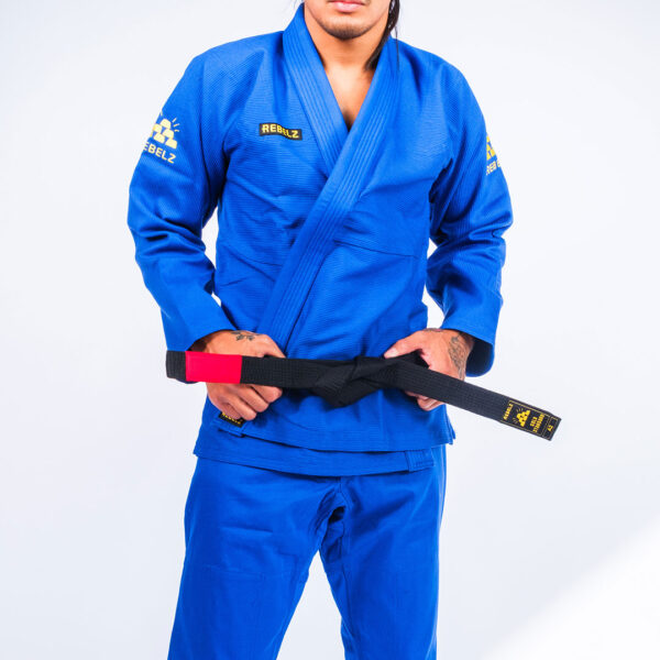 rebelz bjj bälte gold standard black