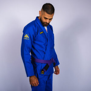 rebelz bjj gi gold standard 3 blue 3