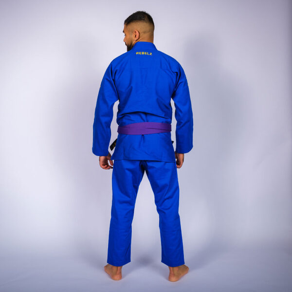 rebelz bjj gi gold standard 3 blue 4