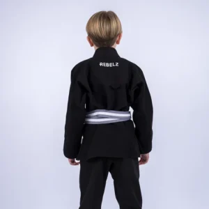 rebelz bjj gi kids academy 2 svart 2