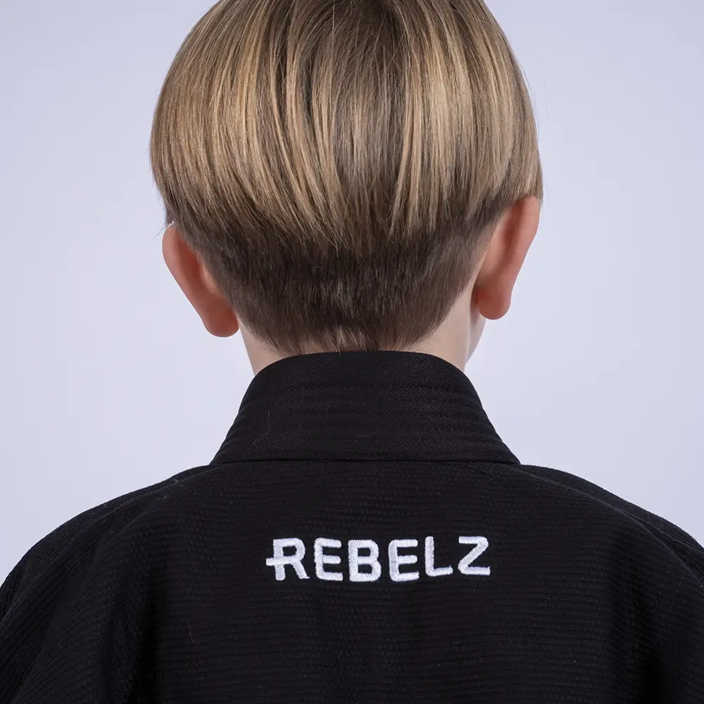 rebelz bjj gi kids academy 2 svart 3