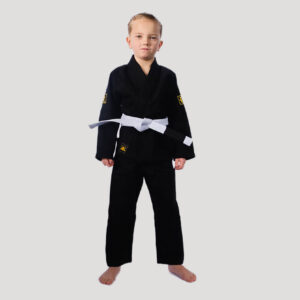 rebelz bjj gi kids gold standard 2 black 1 1