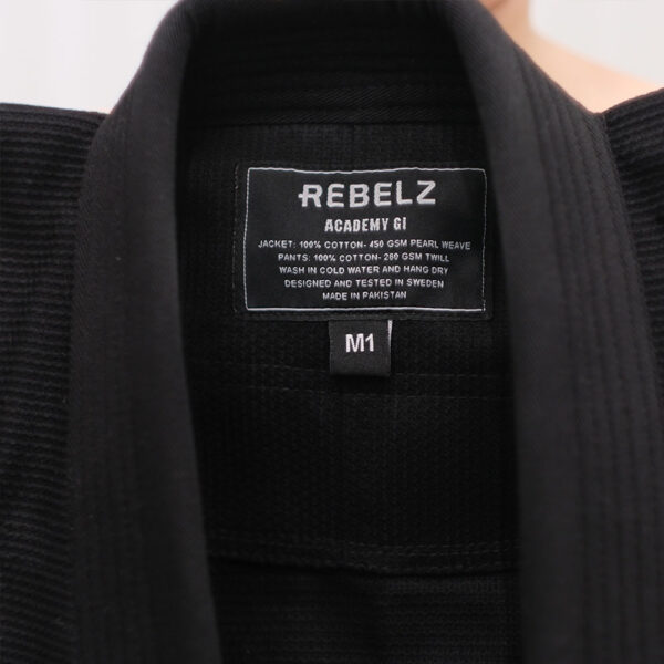 rebelz bjj giacademy kids black 5