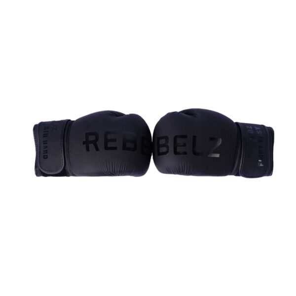 rebelz boxing gloves black:black 3