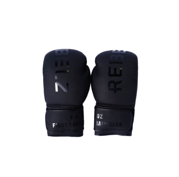 rebelz boxing gloves black:black 4