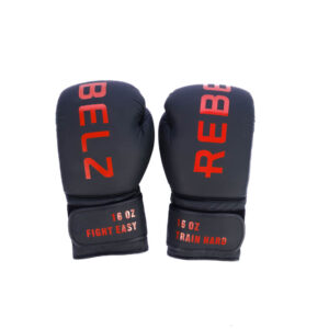 rebelz boxing gloves black:red 4