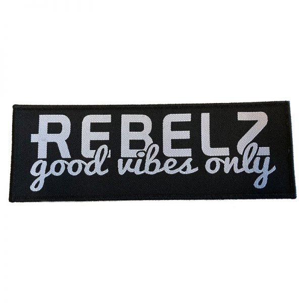 rebelz patch good vibes only 1