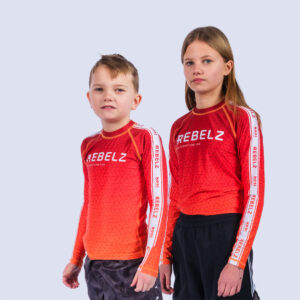 rebelz rashguard kids ranked orange 1