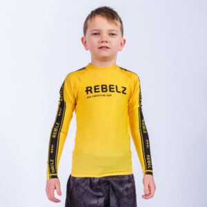 rebelz rashguard kids ranked yellow 1