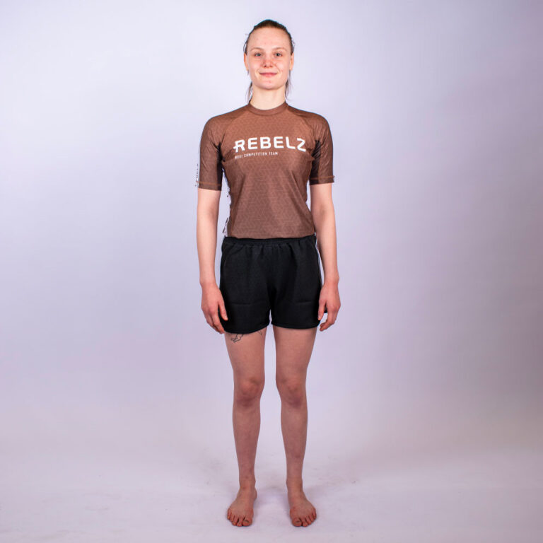 Rebelz Rashguard Ranked brown - Rebelz