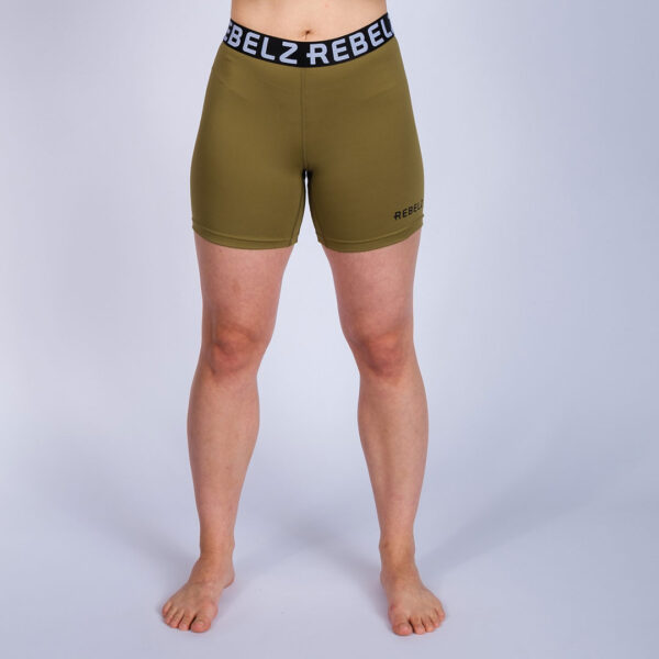 rebelz vale tudo shorts women core green 1