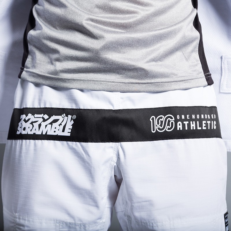 Scramble x 100 Athletic BJJ Gi Limited Edition white