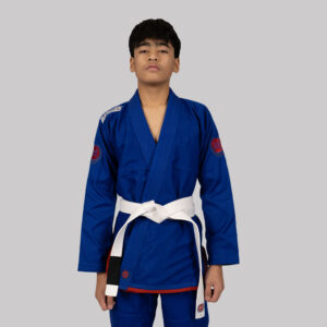 scramble bjj gi athlete kids blue 1