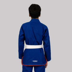 scramble bjj gi athlete kids blue 4