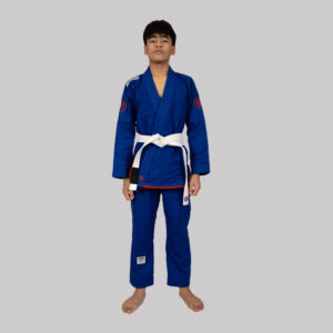 scramble bjj gi athlete kids blue 5