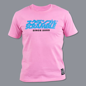 scramble t shirt base pink 1