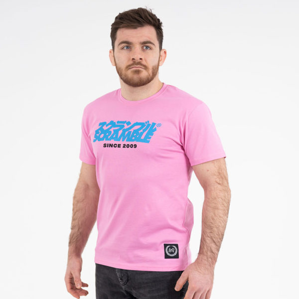 scramble t shirt base pink 2