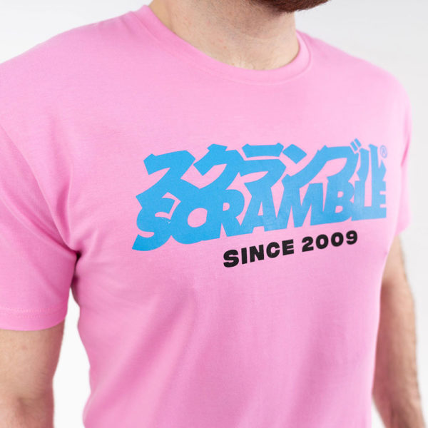 scramble t shirt base pink 6