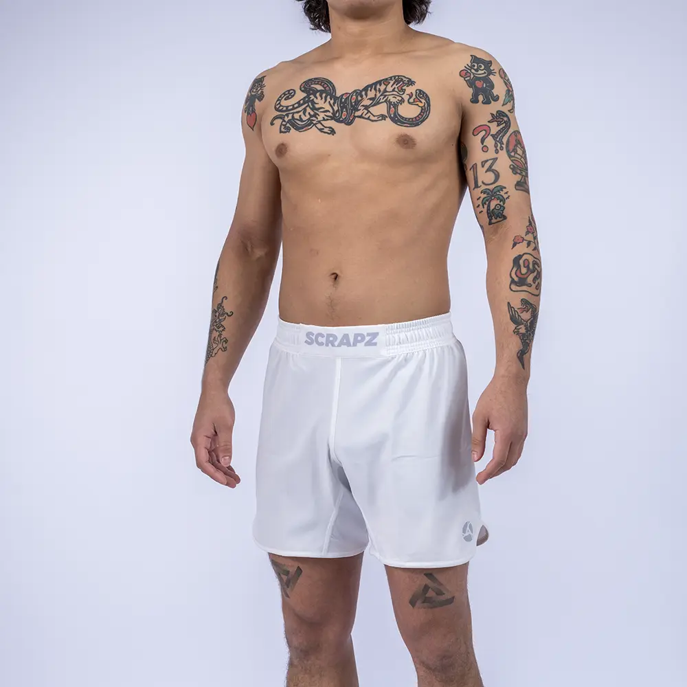 scrapz shorts white 2