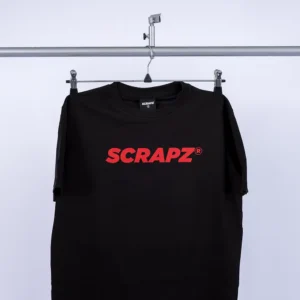 scrapz t shirt black:red