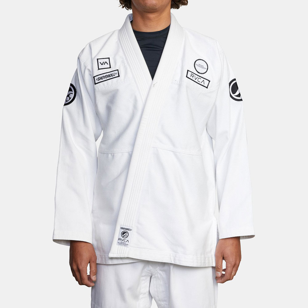 Shoyoroll RVCA BJJ Gi Jiu-jitsu Brand New Blue'Black'White Uniform Batch #71 