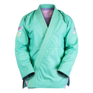 Hyperfly BJJ Gi Starlyte III pastel green/purple 1