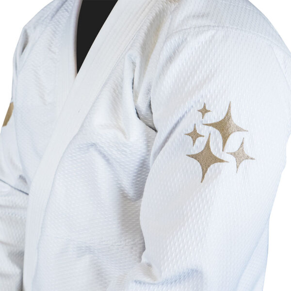 Hyperfly BJJ Gi Starlyte III white/mocha 3