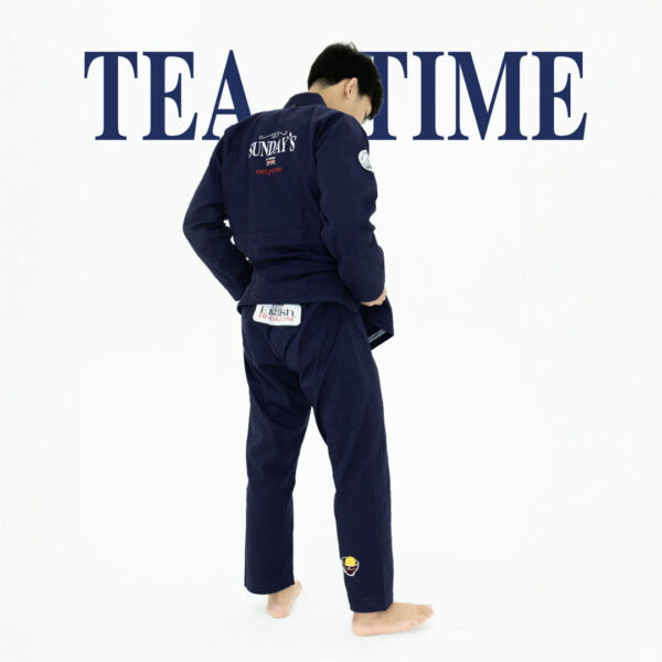 sunday grocery store bjj gi tea time navy 1