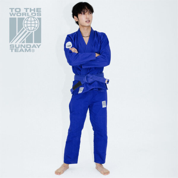 sunday grosery store bjj gi sunday team blue 1