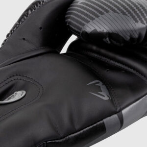 venum boxing gloves elite black:grey camo 3