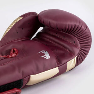 venum boxing gloves elite burgundy gold 3