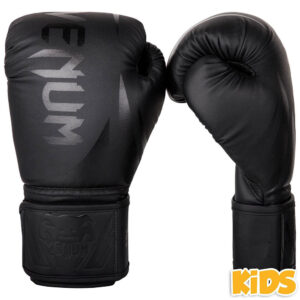 venum boxing gloves kids challenger 2.0 black:black 1