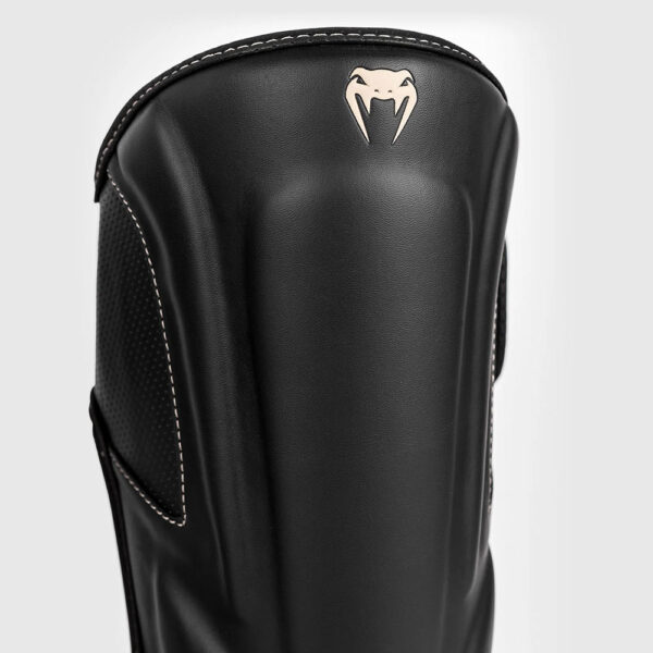 venum shin guards impact evo black 3