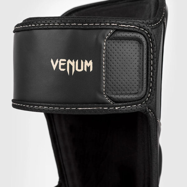 venum shin guards impact evo black 5