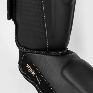 venum shin guards impact evo black 6