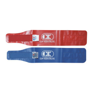 cliff keen ankle bands blue red